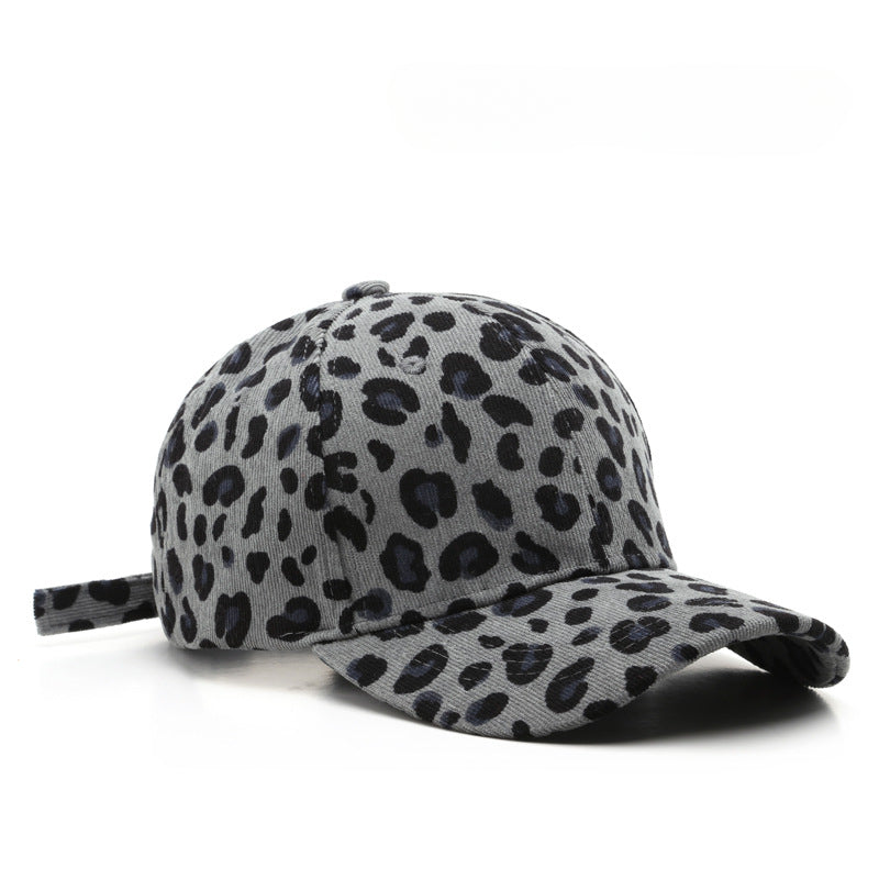 Tapa de béisbol de béisbol de estampado de leopardo de algodón al por mayor